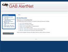 Tablet Screenshot of alertnewsnet.org
